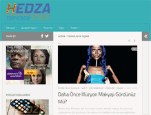 Tablet Screenshot of hedza.com